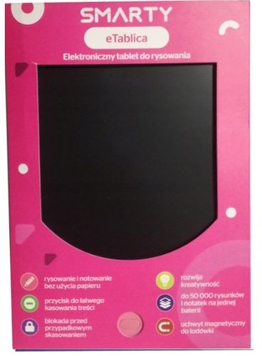 Tablet do rysowania Smarty różowy na Arena.pl