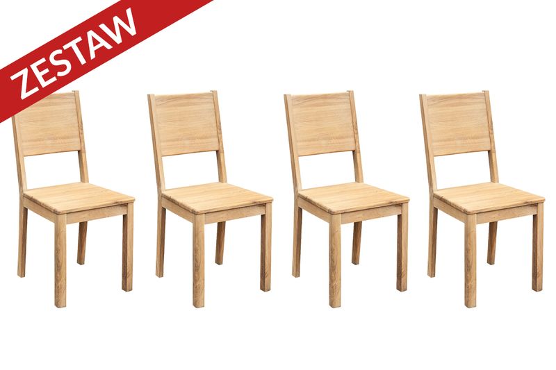4x Krzesło Dębowe KDB - NOWOŚĆ - Meble Zych KDB zdjęcie 1