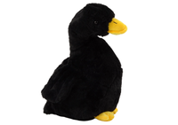 Czarna Pluszowa Gęś Maskotka Przytulanka Pluszak Kaczka 30cm