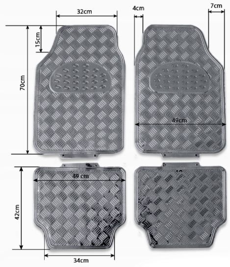 DYWANIKI ALUMINIOWE NIEBIESKIE zdjęcie 6