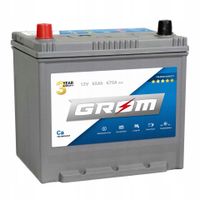 Akumulator GROM Premium 65Ah 670A EN Japan LEWY PLUS DTR