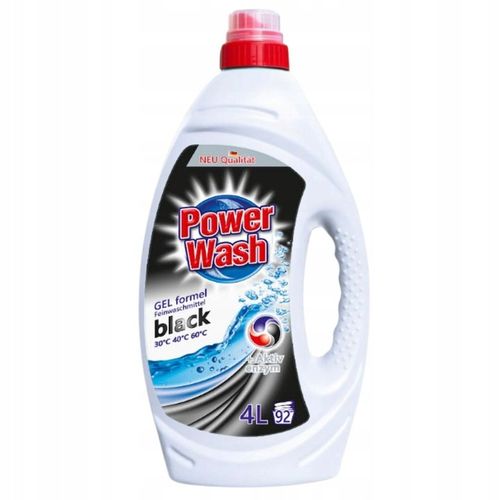 NIEMIECKI ŻEL DO PRANIA POWER WASH GEL CZARNEGO OCHRONA 4L na Arena.pl