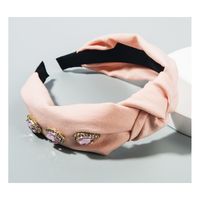 opaska z materiału gruba crystals o334r