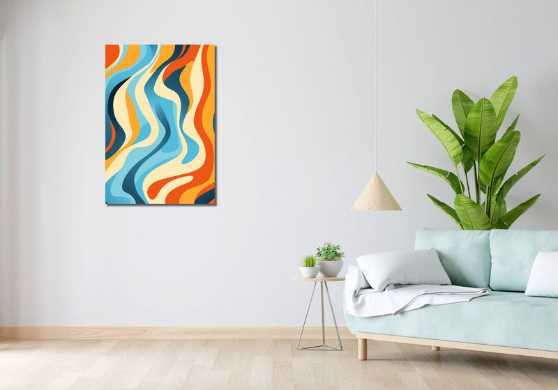 Obraz 60x90cm Tańczące Fale zdjęcie 2