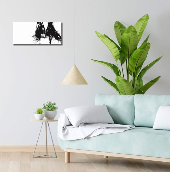 Obraz 50x20cm Atramentowy Przerys zdjęcie 2