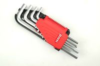 klucze hex zestaw 9-częściowy 2-10mm cr-v - yt-0502