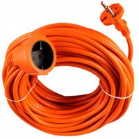 PRZEDŁUŻACZ OGRODOWY DO LAMPEK KOSIARKI BUDOWLANY GRUBY SZNUR 2x1,5mm