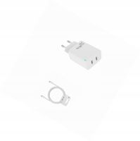 Ładowarka sieciowa GaN 45W dwa USB-C z kabelem do Samsung Galaxy M55 5G