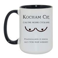 Duży Biało-Czarny 450 ml