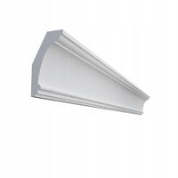 Listwa przysufitowa 2m DLP24 8cm x4,5cm sztukateria ozdobna sufitowa faseta