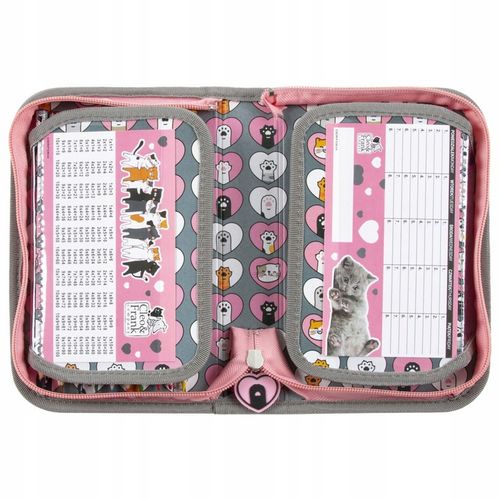 TORNISTER SZKOLNY DLA DZIEWCZYNKI Z KOTKAMI CLEO & FRANK KOTKI 3 części na Arena.pl