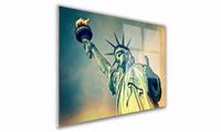 OBRAZ NA SZKLE PROSTOKĄTNY 60x40cm 095 Statua Wolności