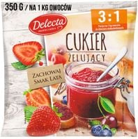 DELECTA CUKIER ŻELUJĄCY 3:1 350g NA 1kg OWOCÓW