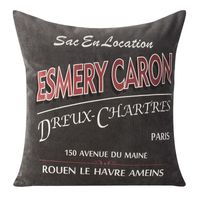 OZDOBNA POSZEWKA NA PODUSZKĘ 40X40 CM GRAFITOWA