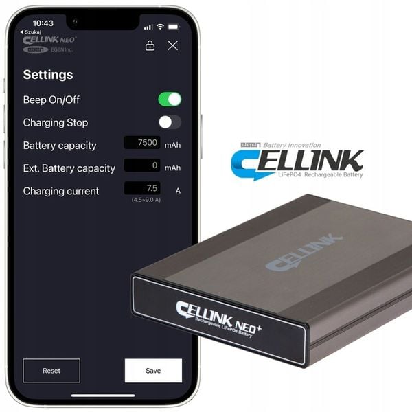Powerbank do KAMER SAMOCHODOWYCH Cellink NEO8+S zdjęcie 10