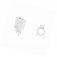 Ładowarka sieciowa GaN 45W dwa USB-C zem do Xiaomi Redmi Note 14 Pro 5G