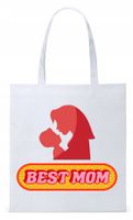 Dla Mamy Mamusi Prezent Torba Eco Biała Shopper Z Nadrukiem Ze Zdjęciem