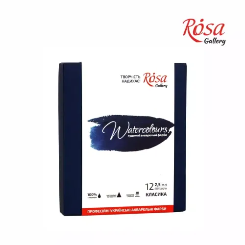 Farby akwarelowe Rosa wielokolorowy 12 szt. 2,5 ml na Arena.pl