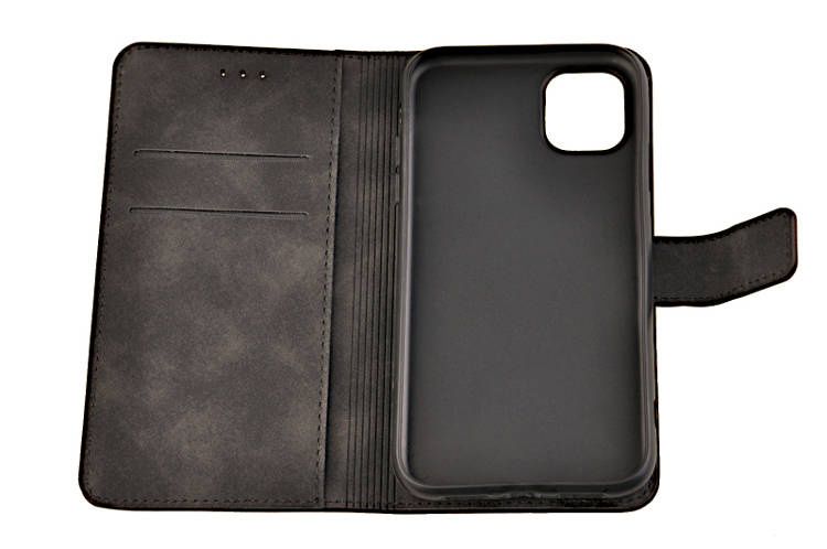 Etui portfel Tender do Apple iPhone 11 czarny zdjęcie 4