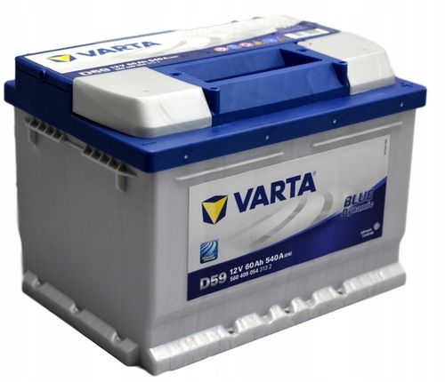 AKUMULATOR SAMOCHODOWY VARTA BLUE DYNAMIC 60AH 540A 12V D59 na Arena.pl