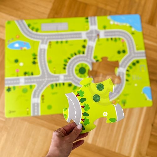 CLASSIC WORLD Drewniane Klocki Zbuduj Miasto 120 elementów na Arena.pl