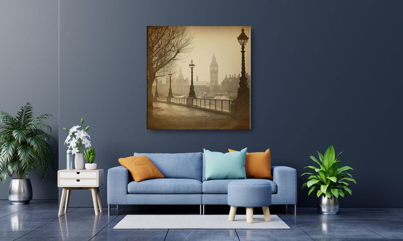 OBRAZ NA PŁÓTNIE 057 Londyn 60x60cm zdjęcie 4