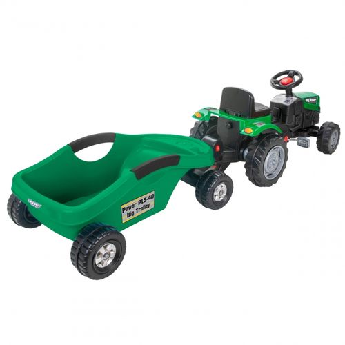 WOOPIE Traktor na Pedały Big PowerTrac z Przyczepą XXL na Arena.pl