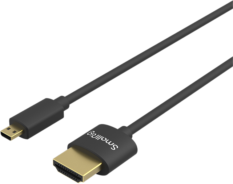 SmallRig 3043B HDMI - micro HDMI Kabel Slim 4K 55cm zdjęcie 2