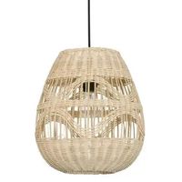 Pleciona lampa wisząca REYNOSA LE42949 nad łóżko beżowa czarna outlet