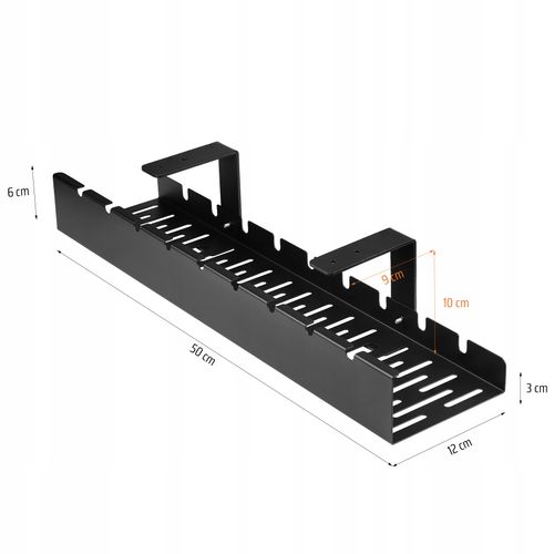 ORGANIZER KABLE PRZEWODY BLAT BIURKO KOSZYK PÓŁKA na Arena.pl