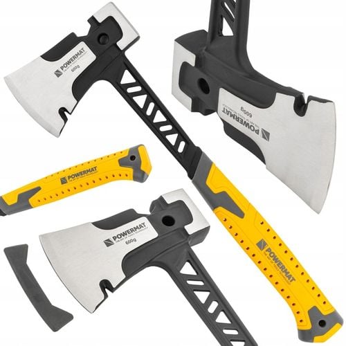 SIEKIERA CIESIELSKA 3W1 KUTA HARTOWANA STAL MŁOTEK KLUCZ MONOBLOK 910G na Arena.pl