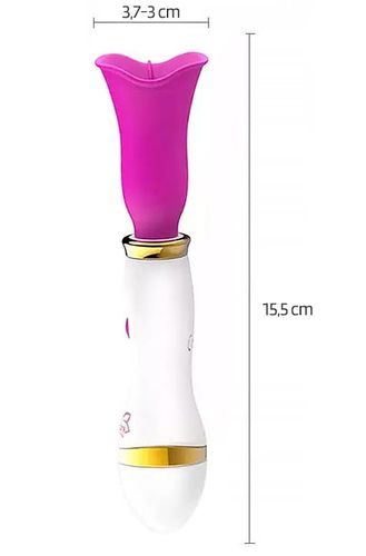 Wibrator silikonowy  12 trybów pracy Masażer 15,5cm na Arena.pl