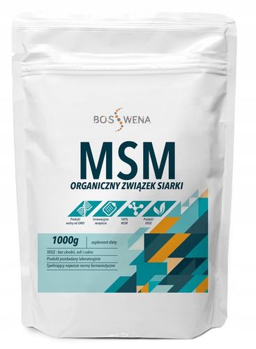 MSM SIARKA ORGANICZNA 1kg proszek jakość PREMIUM na Arena.pl
