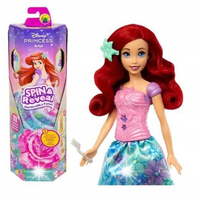 DISNEY PRINCESS LALKA KSIĘŻNICZKA ARIELKA SPIN REVEAL