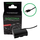 PATONA Adapter Dummy USB-C Canon LP-E6P LPE6P do EOS R5 R5 Mark II R6