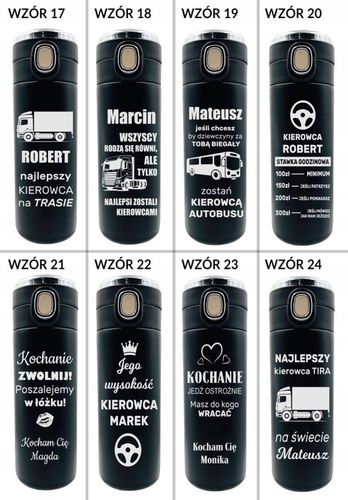 KUBEK TERMICZNY Z GRAWEREM TERMOS DO KAWY 420ml prezent męża żony taty niej na Arena.pl