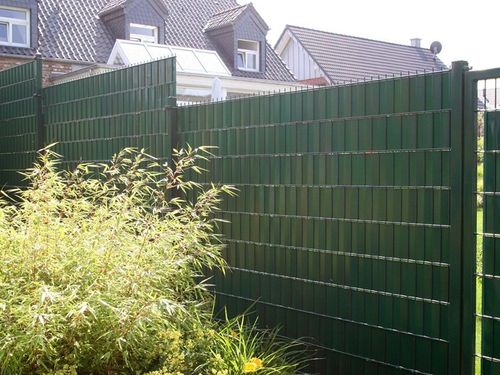 Taśma ogrodzeniowa ZIELONA 19 cm x 35 m OSŁONA NA OGRODZENIE PANELOWE PŁOT na Arena.pl