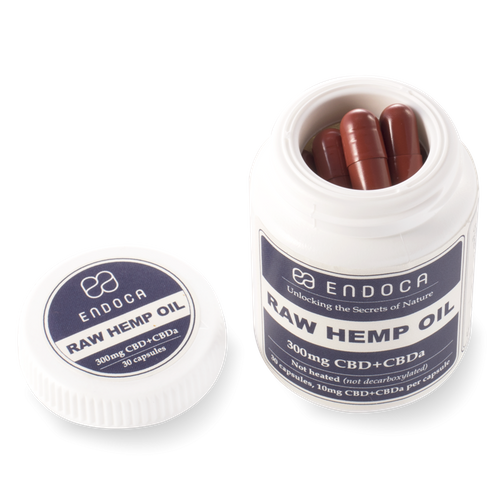 Kapsułki Konopne 3% (300mg) CBD+CBDa - ENDOCA na Arena.pl