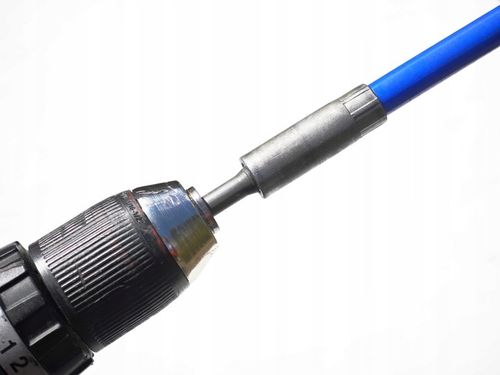 MOCNY OBROTOWY ZESTAW CYKLON DO CZYSZCZENIA KOMINA OD DOŁU 6M + 3 na Arena.pl