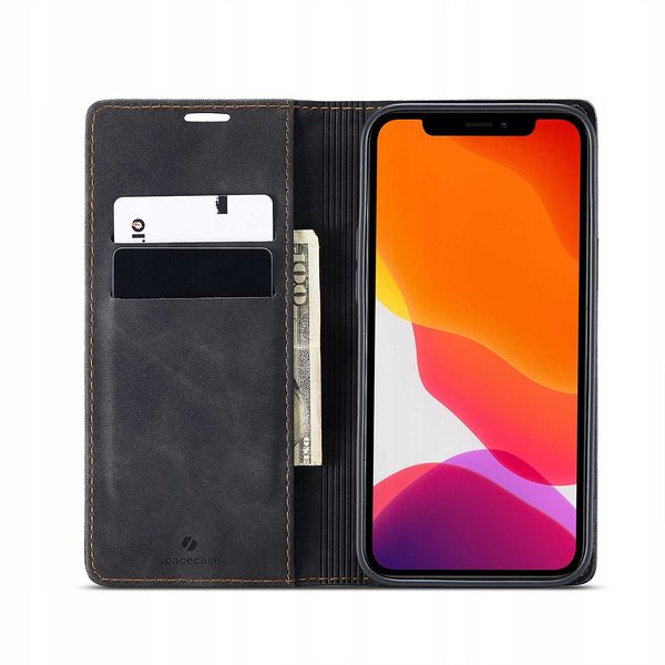 Spacecase Wallet Iphone 12 Pro Max Black zdjęcie 14