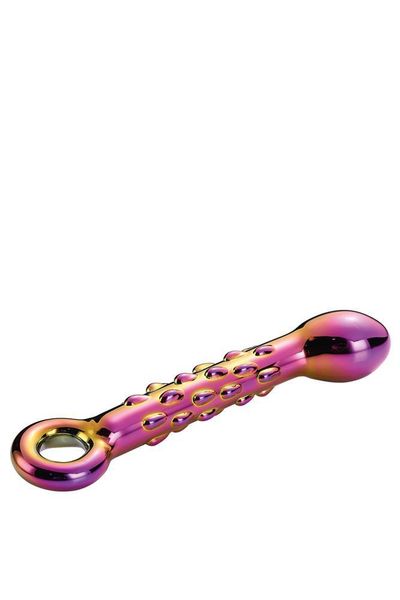 Glamour Glass Ribbed G-Spot Dildo zdjęcie 5