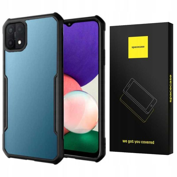 Spacecase Beetle Galaxy A22 5G Czarny zdjęcie 1