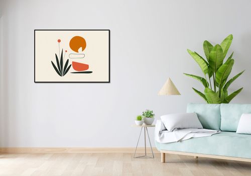 Plakat 100x70cm Abstrakcyjny Zen na Arena.pl