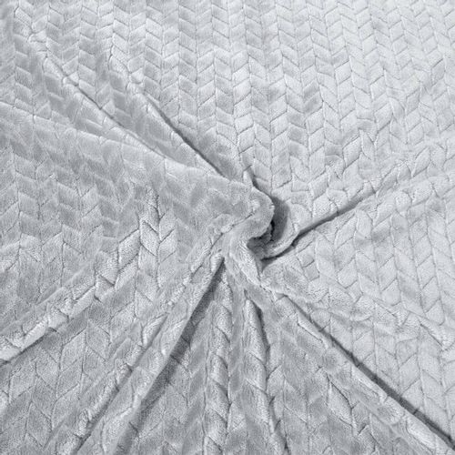 Koc narzuta CINDY 170x210 srebrny na Arena.pl