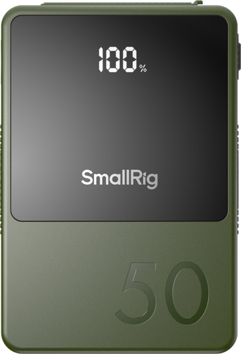 SmallRig 4872 V-Mount Mini Akumulator VB50, D-Tap, USB-A, USB-C, zielony na Arena.pl