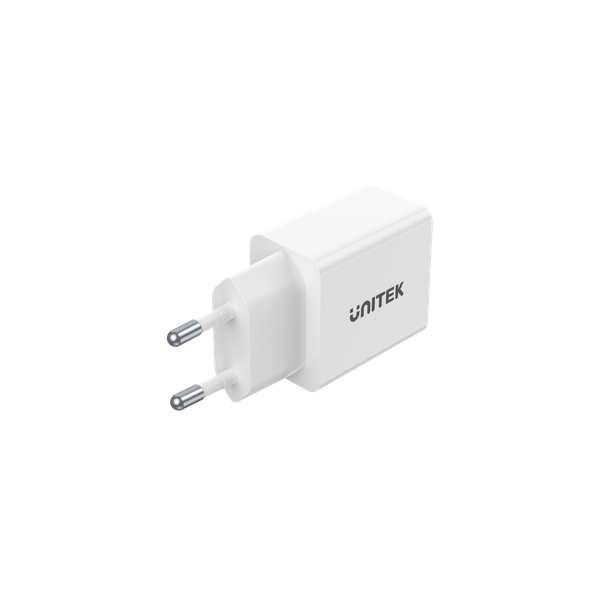 Unitek Ładowarka 2*USB-A 12 W biała zdjęcie 2