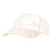 Różowa Czapka Damska Z Daszkiem Błyszczące Moro Modna Cz-1M