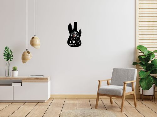 Zegar ścienny z płyty winylowej 262.13 Gitara ROCK na Arena.pl