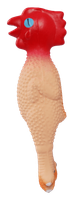 Zabawka dla psa gryzak lateksowy kurczak z piszczałką 15cm UNIQ PETS