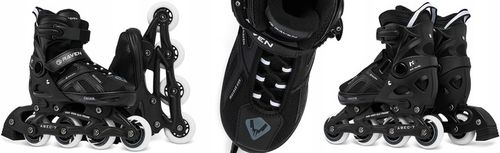 Rolki Regulowane RAVEN Pulse Black 37-40 na Arena.pl